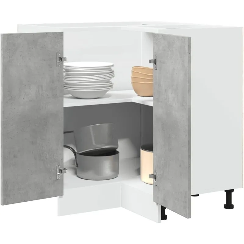 Vidaxl - Mobile da Cucina Grigio 75,5x75,5x81,5 cm in Legno Multistrato 324711