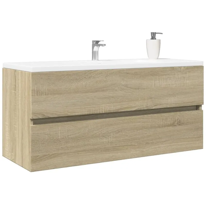 Mobile Lavabo Bagno Rovere Sonoma 100x38,5x45 cm in Truciolato