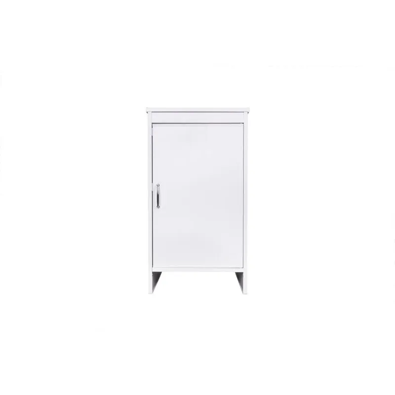 Mobile Lavanderia da Esterno 46,5x49x84 cm in pvc Bianco