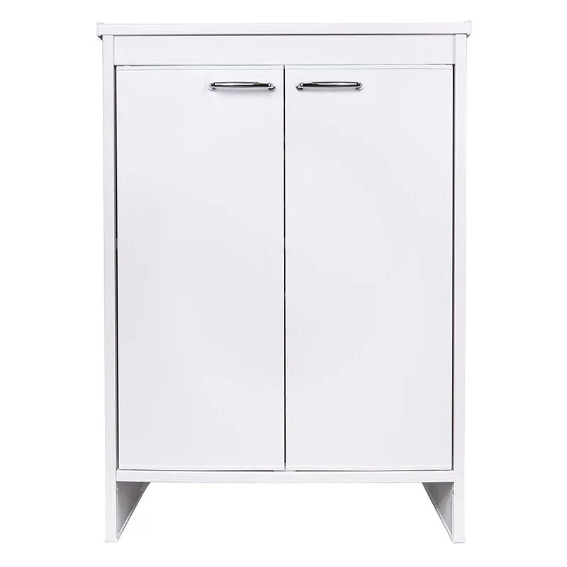 Mobile Lavanderia da Esterno 60x49x84 cm in pvc Bianco