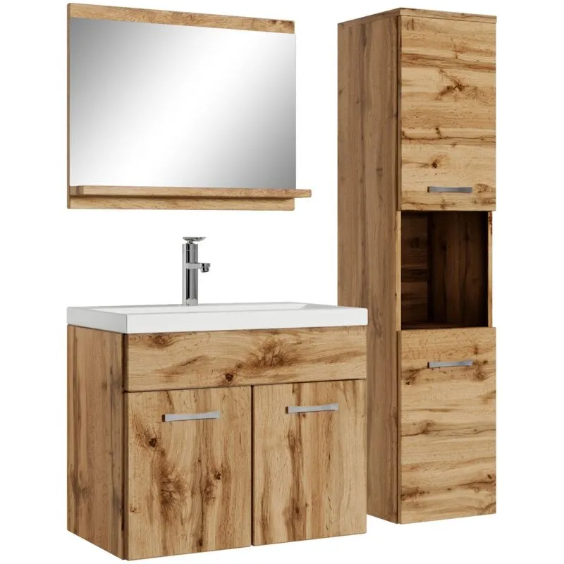 Mobile da bagno Montreal 60cm Rovere - armadio mobiletto lavabo