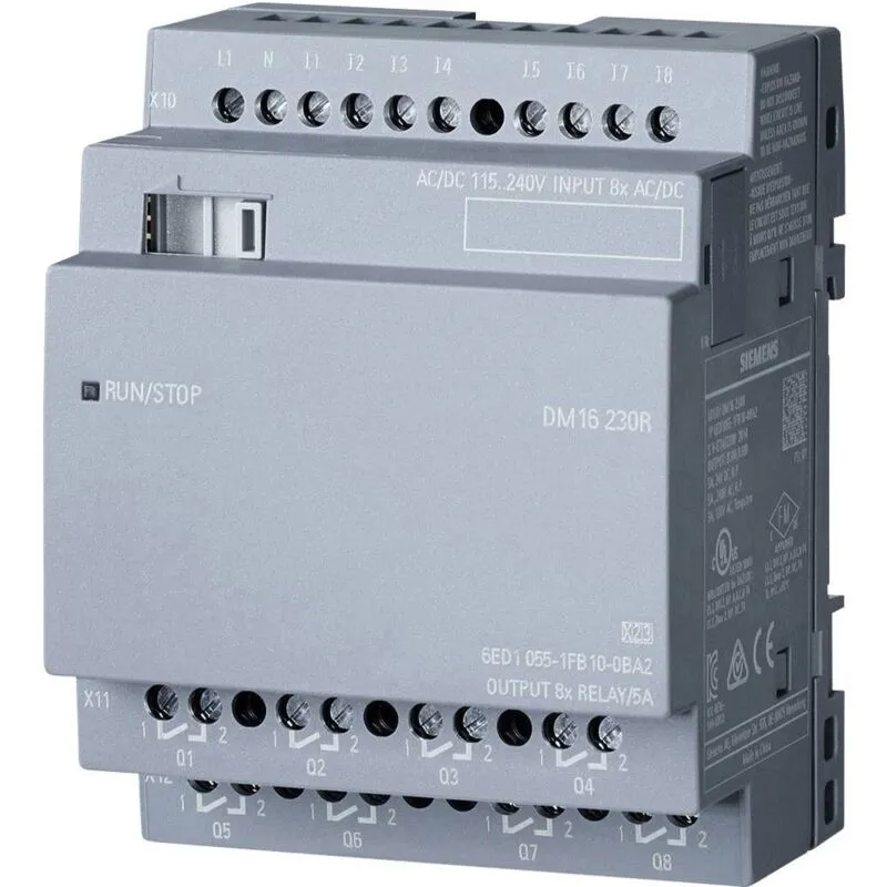 Logo DM16 230R 0BA2 Modulo espansione plc 115 v/ac, 115 v/dc, 230 v/ac, 230 v/dc - 