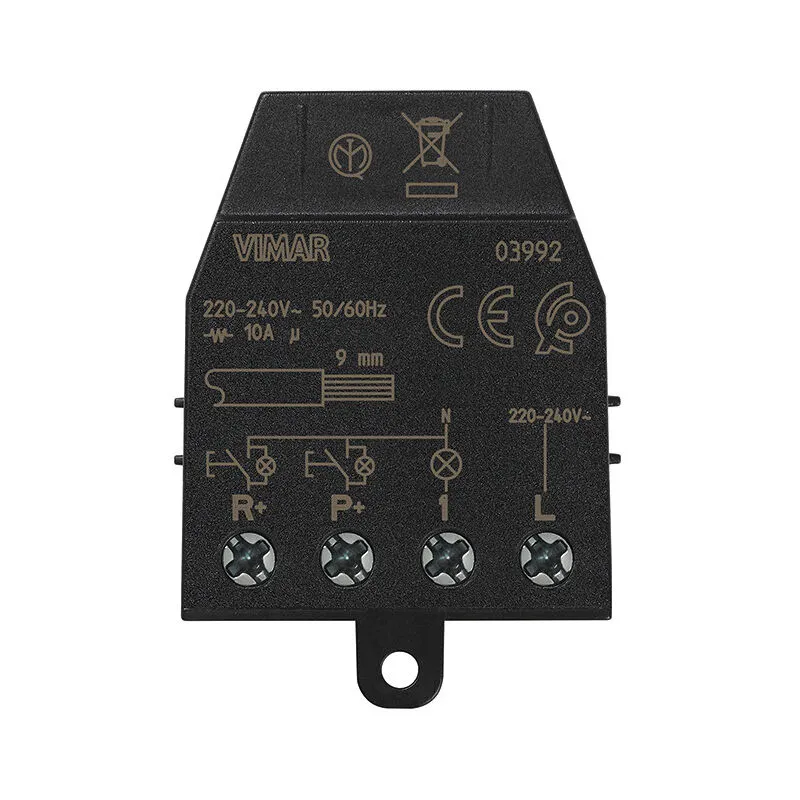 Modulo Relè Vimar ad impulsi con reset Quid 10A 03992