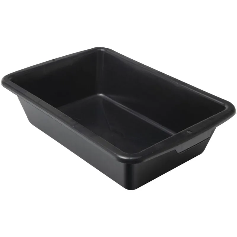 Occhio da muratore in plastica nera Mondelin 25 litri (63x42x12cm)