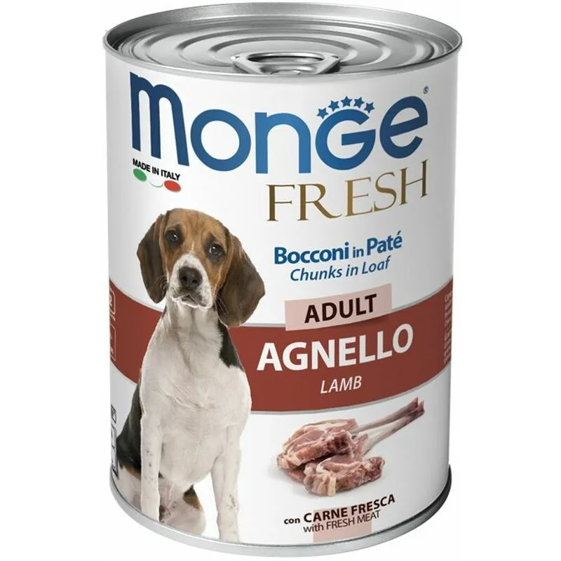 Monge Fresh Cane Patè 400gr Agnello