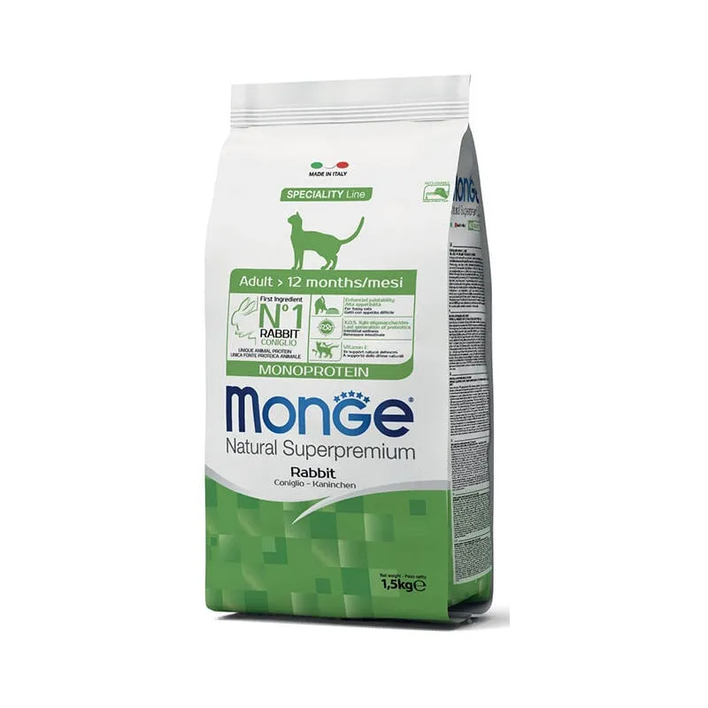 Monge - natural adult coniglio 1,5KG