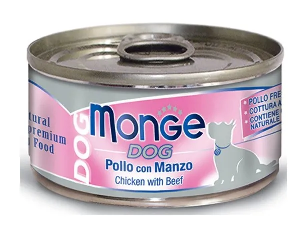 Natural Superpremium per Cane da 95 gr Pollo e Manzo - Monge