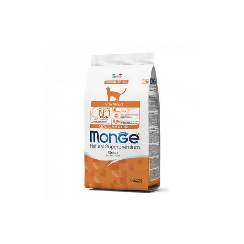 Monge - natural adult sterilized anatra 1,5KG