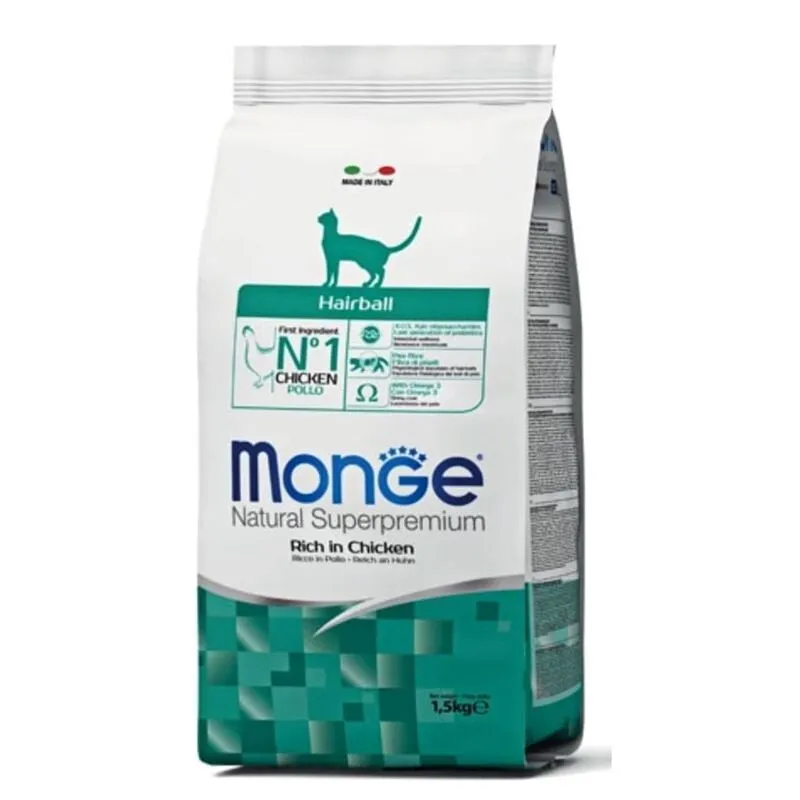 Monge - natural hairball 1,5KG