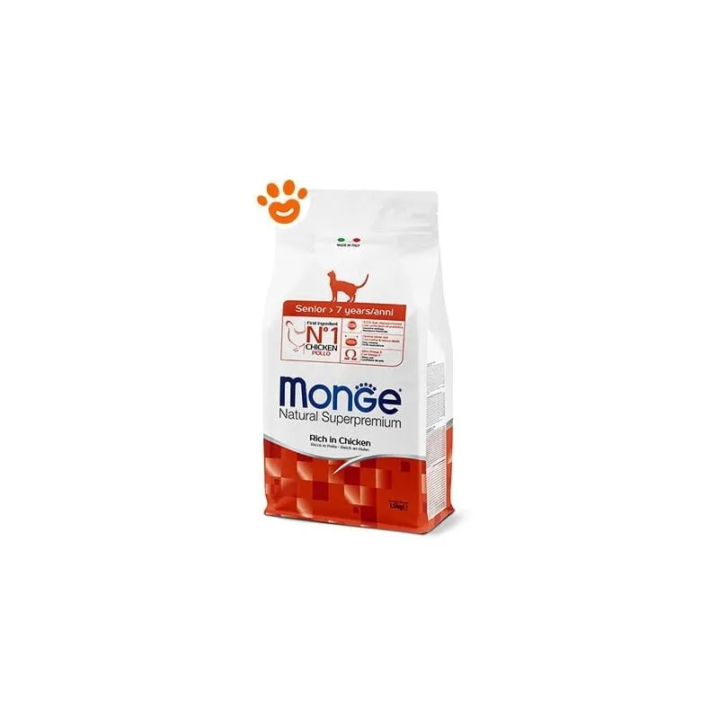 Monge - Natural Superpremium Senior Pollo - Sacco Da 1,5 Kg