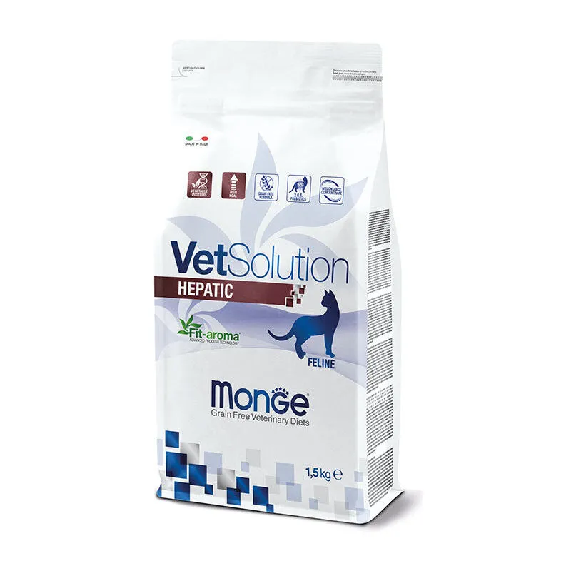 Monge - feline vetsolution hepatic 1,5KG