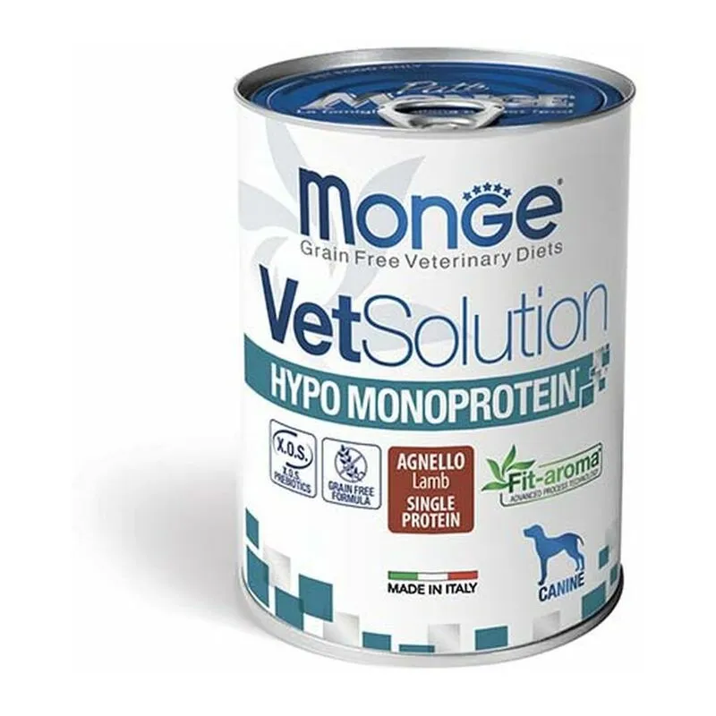 Cane Vetsolution Hypoallergenic Monoproteico 400gr Agnello - Monge