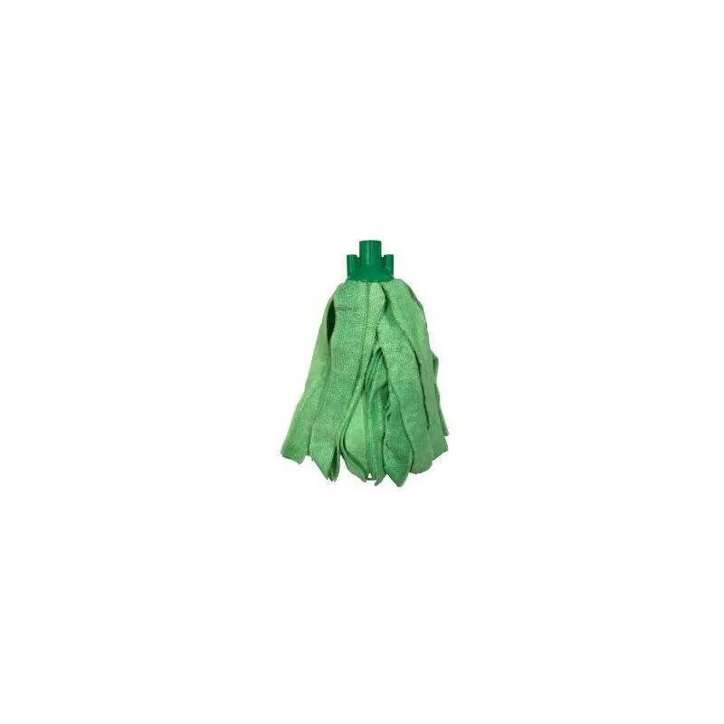  - Mop in microfibra verde attacco a vite 200 gr - Green