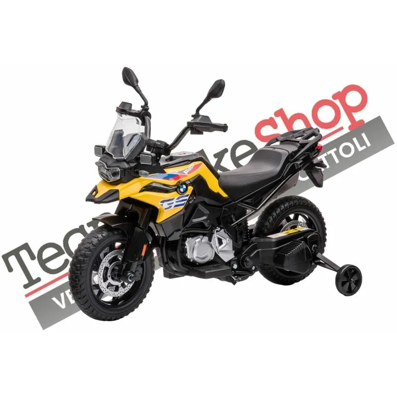 Moto Motocicletta Elettrica Bambini moto bmw F850GS 12V-Giallo