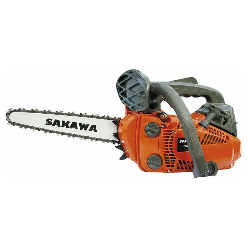 Sakawa - Motosega Scoppio 25cc Spada+ Olio Lubrificante per Catena