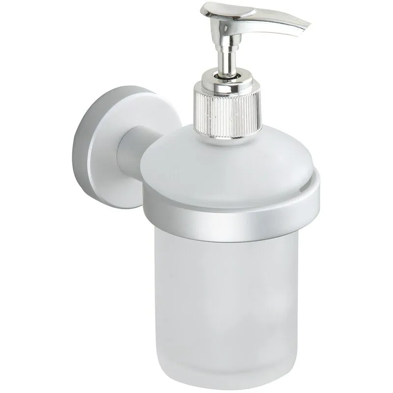  - Distributore di sapone 'Lugano' in alluminio 11,6 x 7,2 x 5 cm