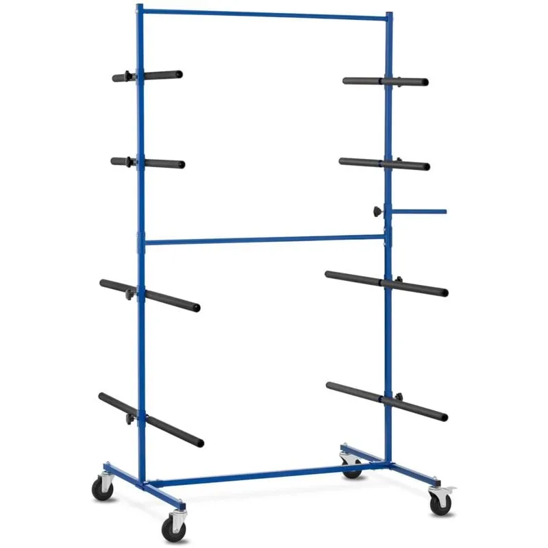 Rastrelliera Per Verniciatura Carrello Per Essiccatura Vernici 8 Supporti 160 kg