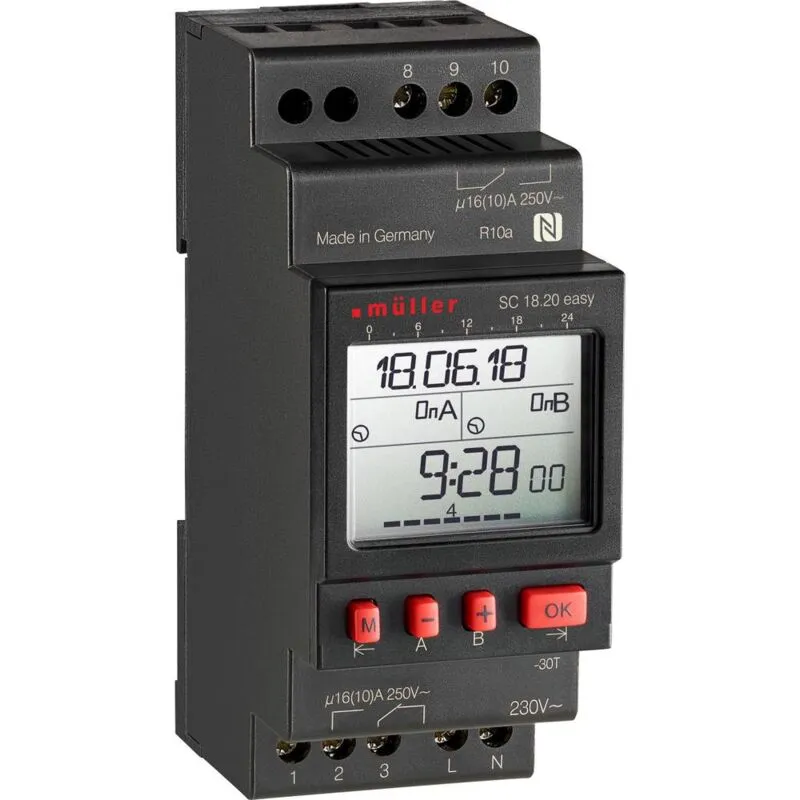 Müller sc 18.20 easy 12V acdc Timer per guida din digitale 12 v/dc, 12 v/ac 4000 w