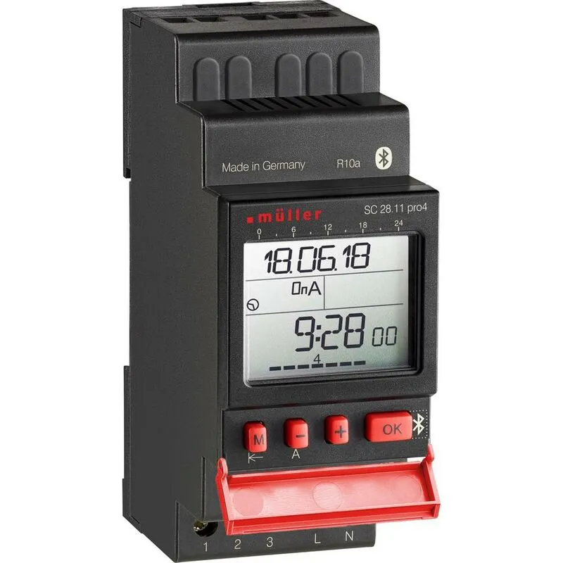 Müller sc 28.11 pro4 24V acdc Timer per guida din digitale 24 v/dc, 24 v/ac 4000 w