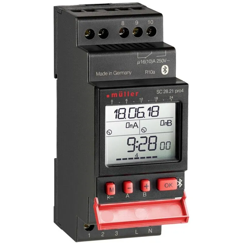 Müller sc 28.21 pro4 24V acdc Timer per guida din digitale 24 v/dc, 24 v/ac 4000 w