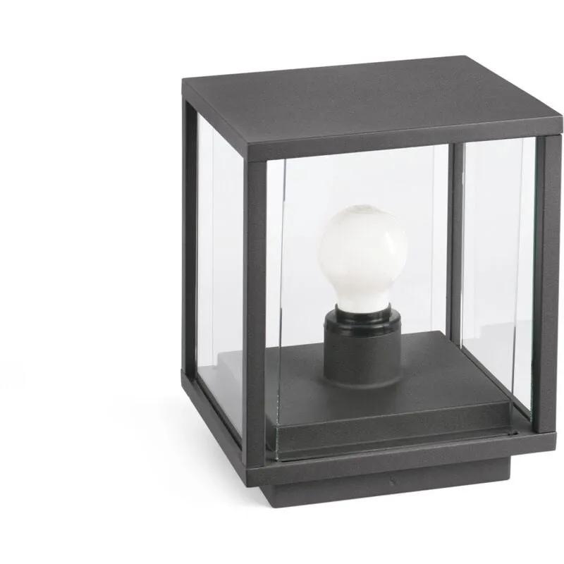 Faro Barcelona - Nala Sopra Muro Grigio Scuro 1Xe27 15W Marca Faro