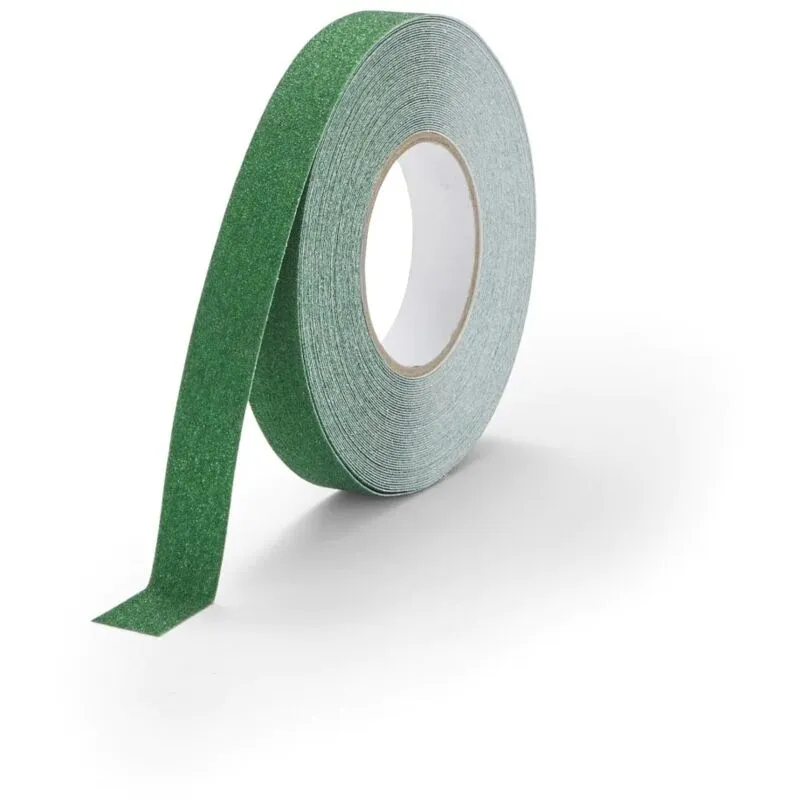 Stickerslab - Nastro adesivo antiscivolo verde per pavimenti e scale Larghezza - 25mm x 18,3MT