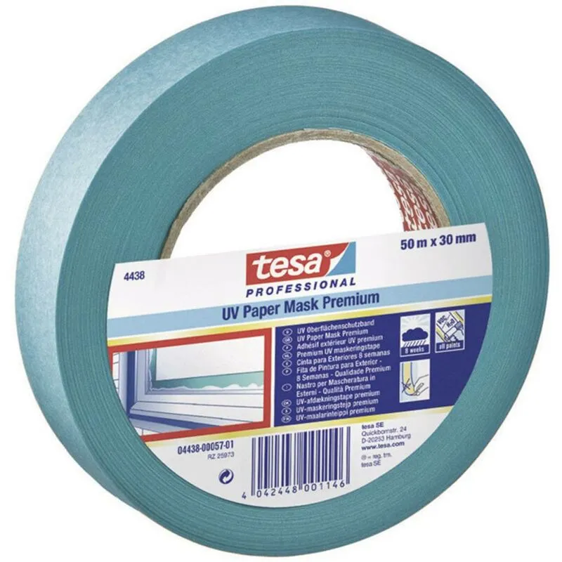 Krepp®, Nastro resistente ai raggi uv per protezione (l x b) 50 m x 25 mm blu 4438-15-00 contenuto: 1 pezzo - 