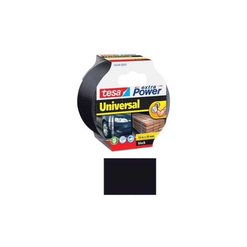 Nastro alta resistenza extra power 56490  nero mm 50 ml 10 (6 pezzi) 