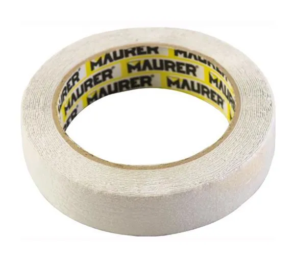 Maurer - Nastro antiscivolo adesivo bianco Lunghezza 5 mt Altezza 25 mm in rotolo