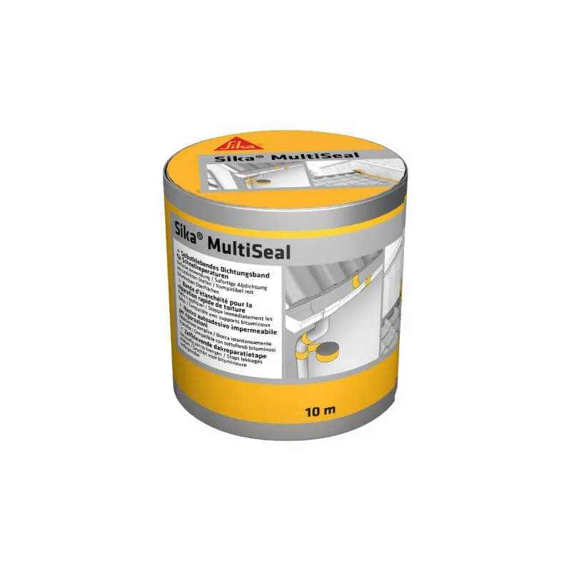 Sika - Nastro impermeabilizzante bituminoso MultiSeal - Alu - 150mm x 10m - Aluminium