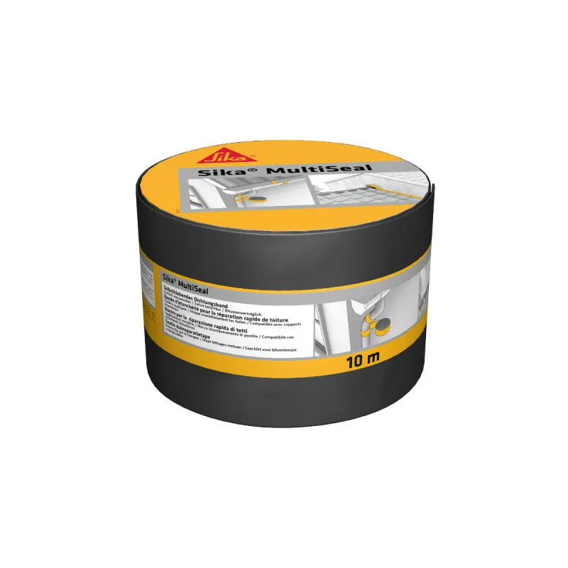 Sika - Nastro impermeabilizzante bituminoso MultiSeal - Grigio - 100mm x 10m - Gris