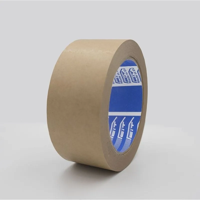 Stickerslab - Nastro mascheratura verniciatura industriale in carta extra resistente 100°C taglia - 50mm x 50mt (3 rotoli)