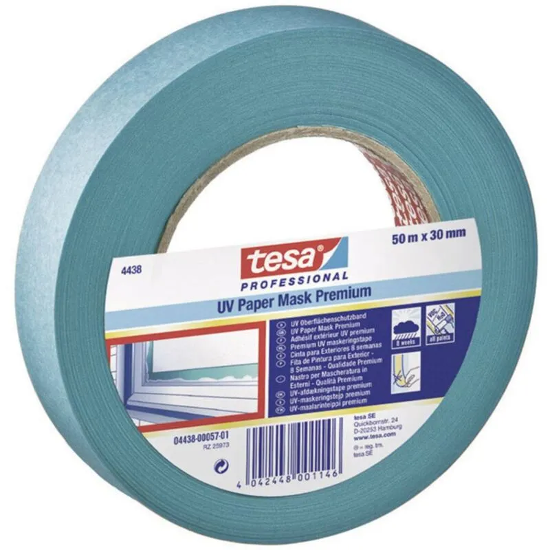 Krepp®, Nastro resistente ai raggi uv per protezione (l x b) 50 m x 19 mm blu 4438-12-00 contenuto: 1 pezzo - 