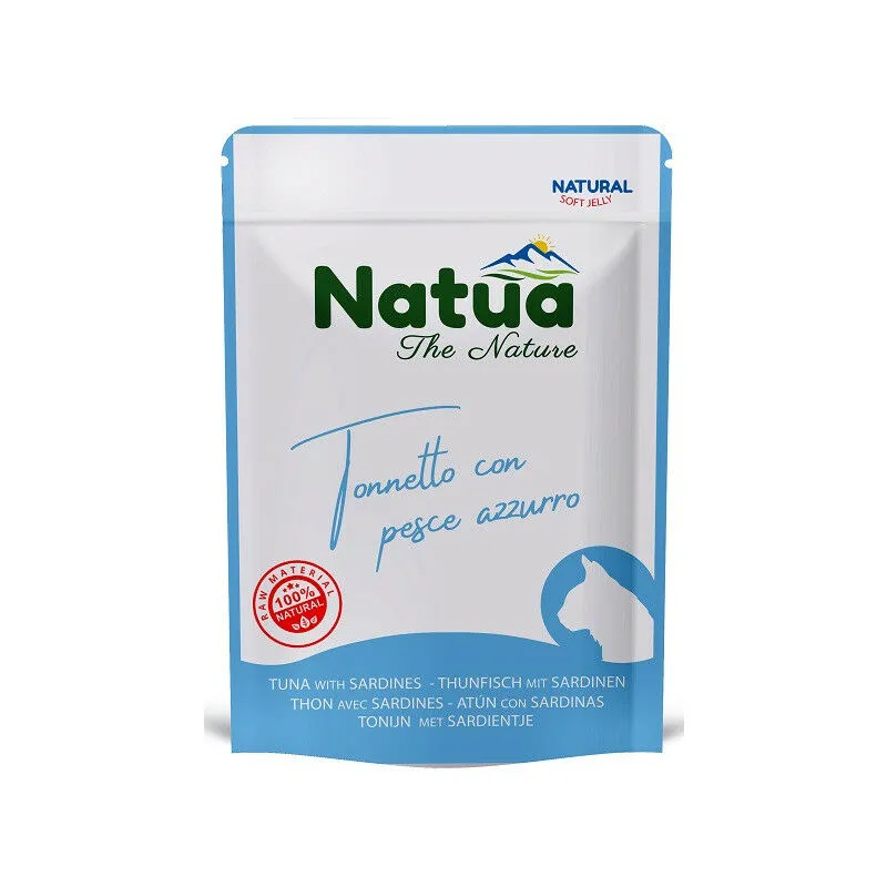 Natua per Gatti Adulti bst da 70gr Tonnetto con Pesce Azzurro