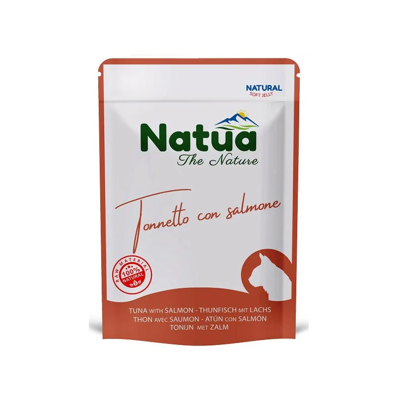 Natua per Gatti Adulti bst da 70gr Tonnetto con Salmone