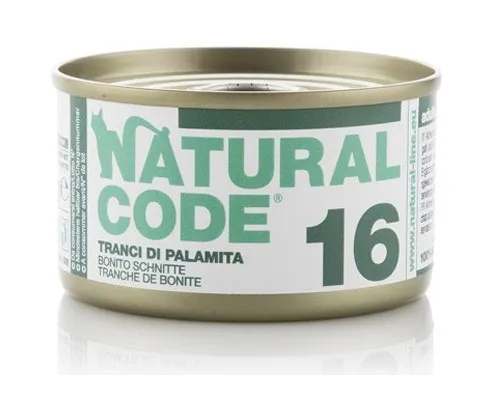 Natural Code per Gatto da 85g 16 - Tranci di Palamita