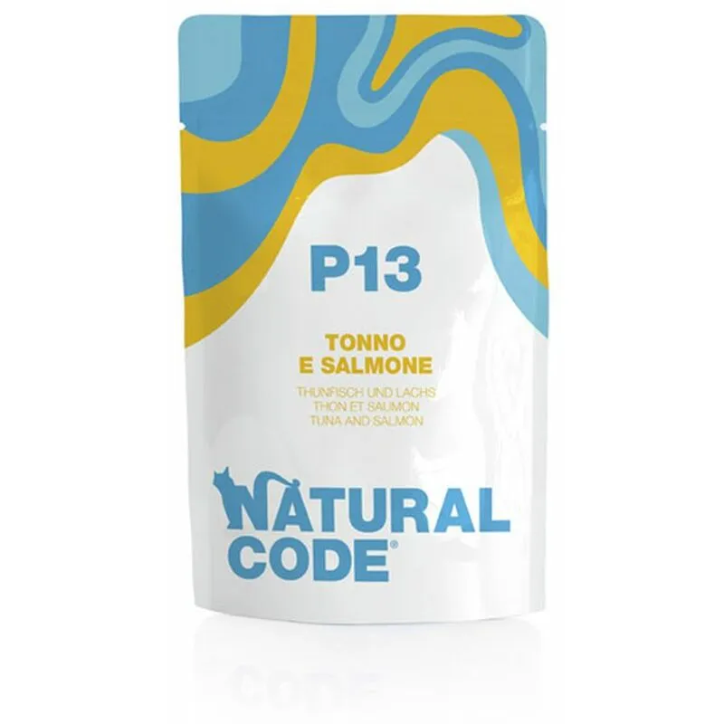 Natural Code - Gatto Busta 70g P13 Tonno e Salmone