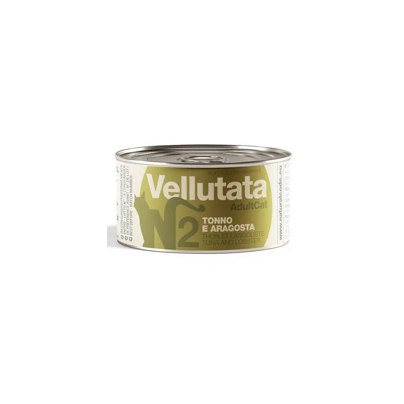 Vellutata per Gatti Adulti da 85 gr 2 - Tonno e Aragosta - Natural Code