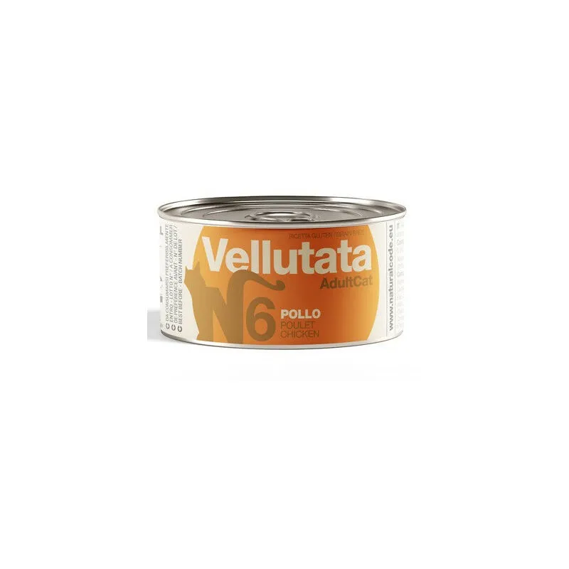 Vellutata per Gatti Adulti da 85 gr 6 - Pollo - Natural Code