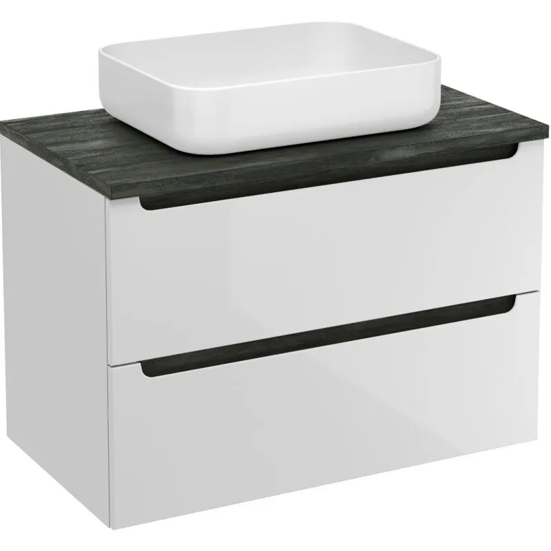 Naturel - Mobile bagno Natural Stilla 80x60x45 cm bianco (STILLAD08057DC)