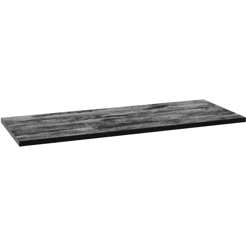 Scrivania naturale Stilla 120x2,5x46 cm nero (STILLAF12021) - Naturel