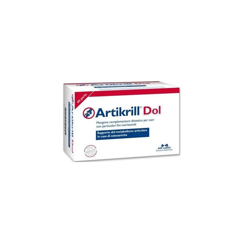 Lanes Dog Artikrill Dol - Confezione da 60 Perle - 