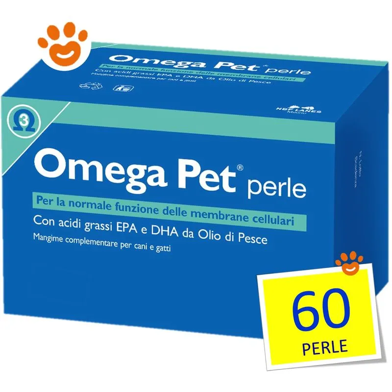  Lanes Omega Pet Perle Recovery per Cani e Gatti - 60 perle