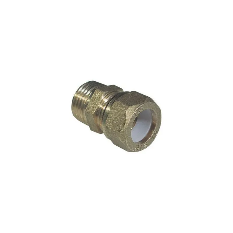 Tiemme - nipple maschio bicono per rame con ogiva teflon 1/2 x 22 tiemm