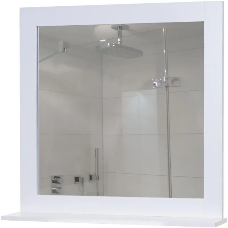 Non utilizzato] Arredo bagno serie  451 mdf bianco 12x59x58cm specchio a muro