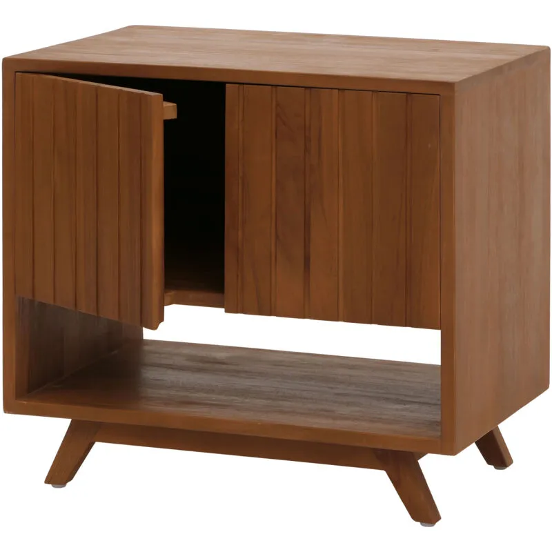 Non utilizzato] Mobile lavabo in teak  778, mobile lavabo, teak di qualità b (durame, 20-30 anni), 61x65x40cm