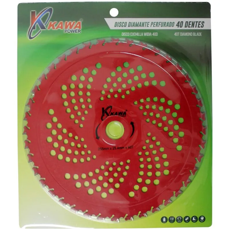 Kw00540 disco lama di widia con 40 punte per decespugliatore - Kawapower