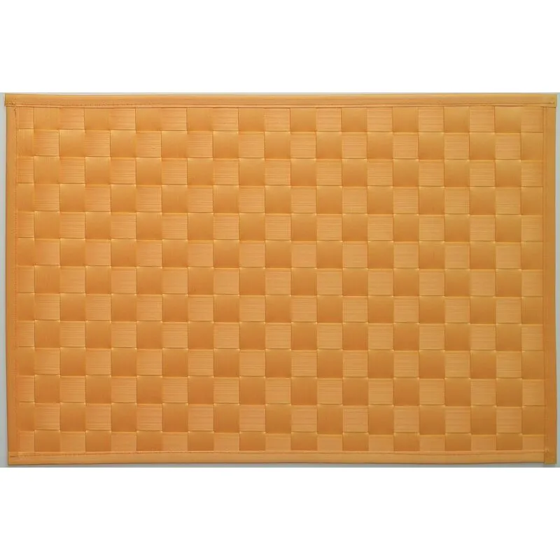 D-c-fix - tovagliette americane lavabili Savannah Bast Giallo - plastica pvc antimacchia - da colazione e pranzo - cucina sottobicchieri plastificati