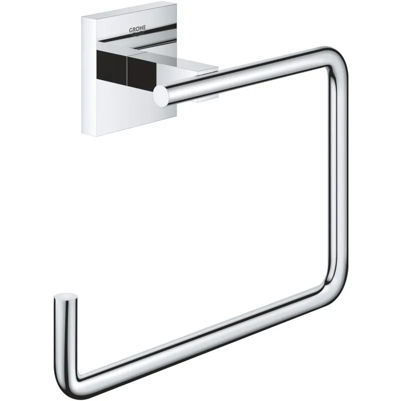  - quickfix Start Cube,Porta salviette,Installazione a vite o con colla,Cromo,40975000