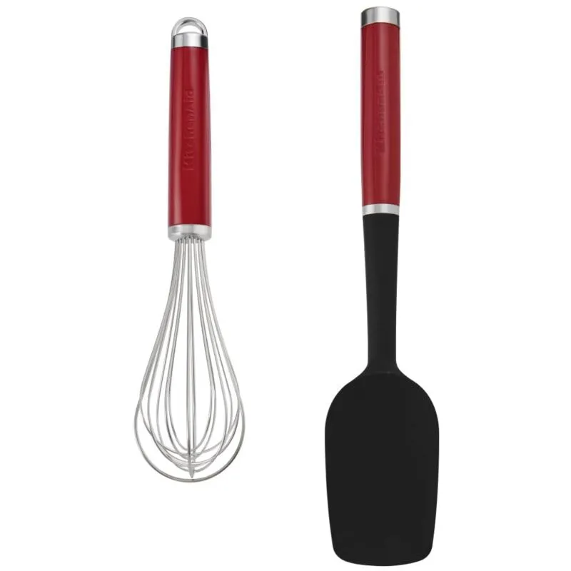 Universal Set da Forno 2 pz con Cucciaio e Frusta – Rosso Impero - Kitchenaid